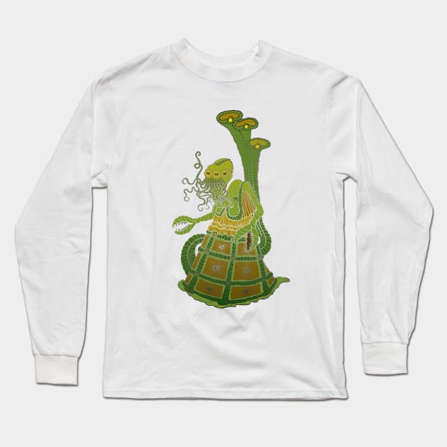 Great Race of Yith Type II Long Sleeve T-Shirt by HintermSpiegel